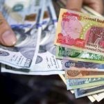 أسعار صرف الدولار مقابل الدينار العراقي في الاسواق المحلية.
