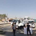 متظاهرون يقطعون طريق بغداد – كركوك أحتجاجاً على نتائج الانتخابات