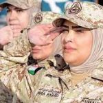 باب التسجيل لوزارة الدفاع  في الكويت شهد تقديم 137 مواطنة